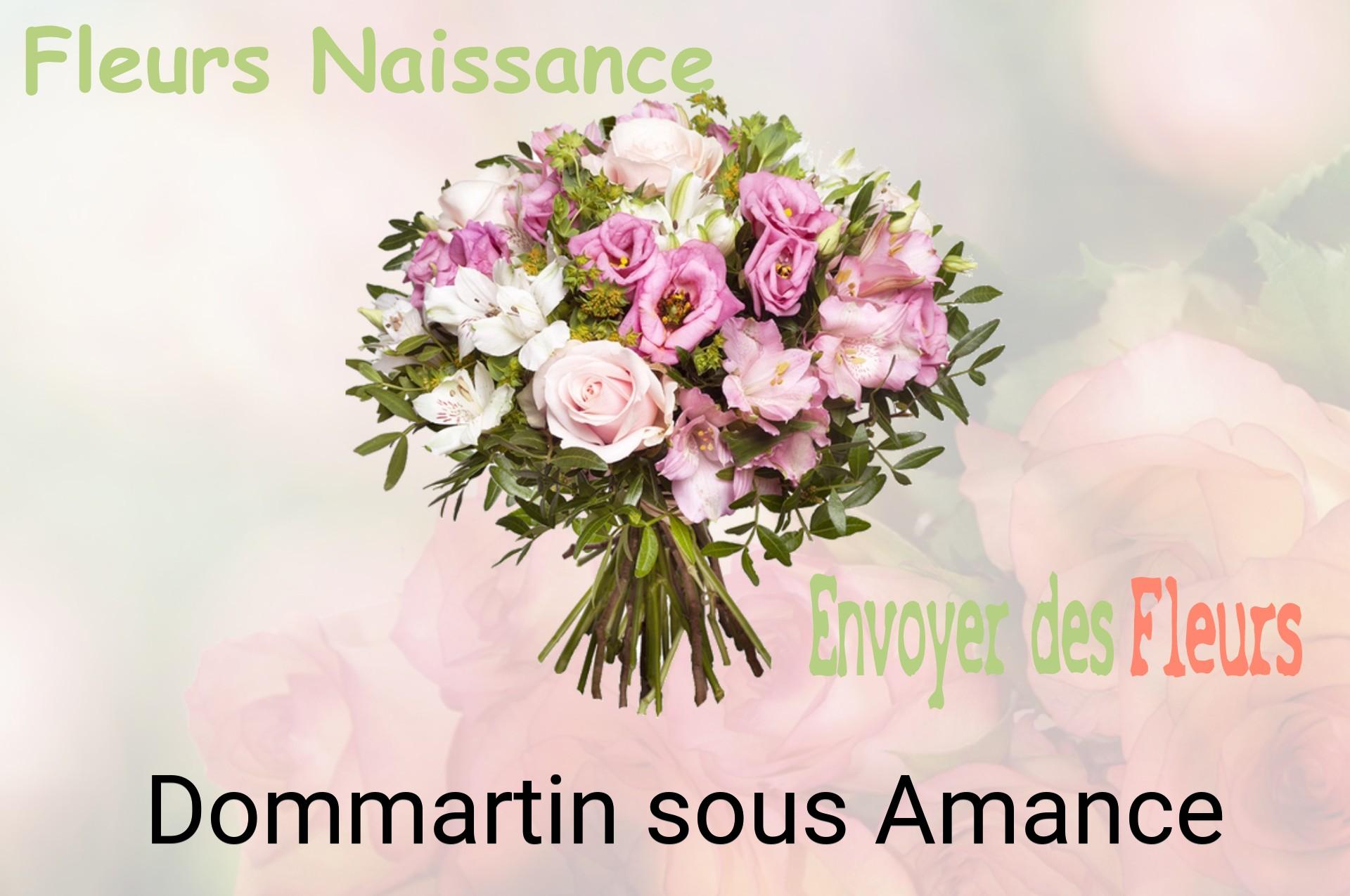 Bouquet de fleurs de naissance livré à Dommartin-sous-Amance