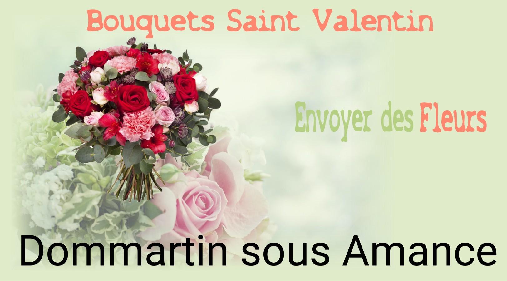 Roses de Saint-Valentin livrées à Dommartin-sous-Amance